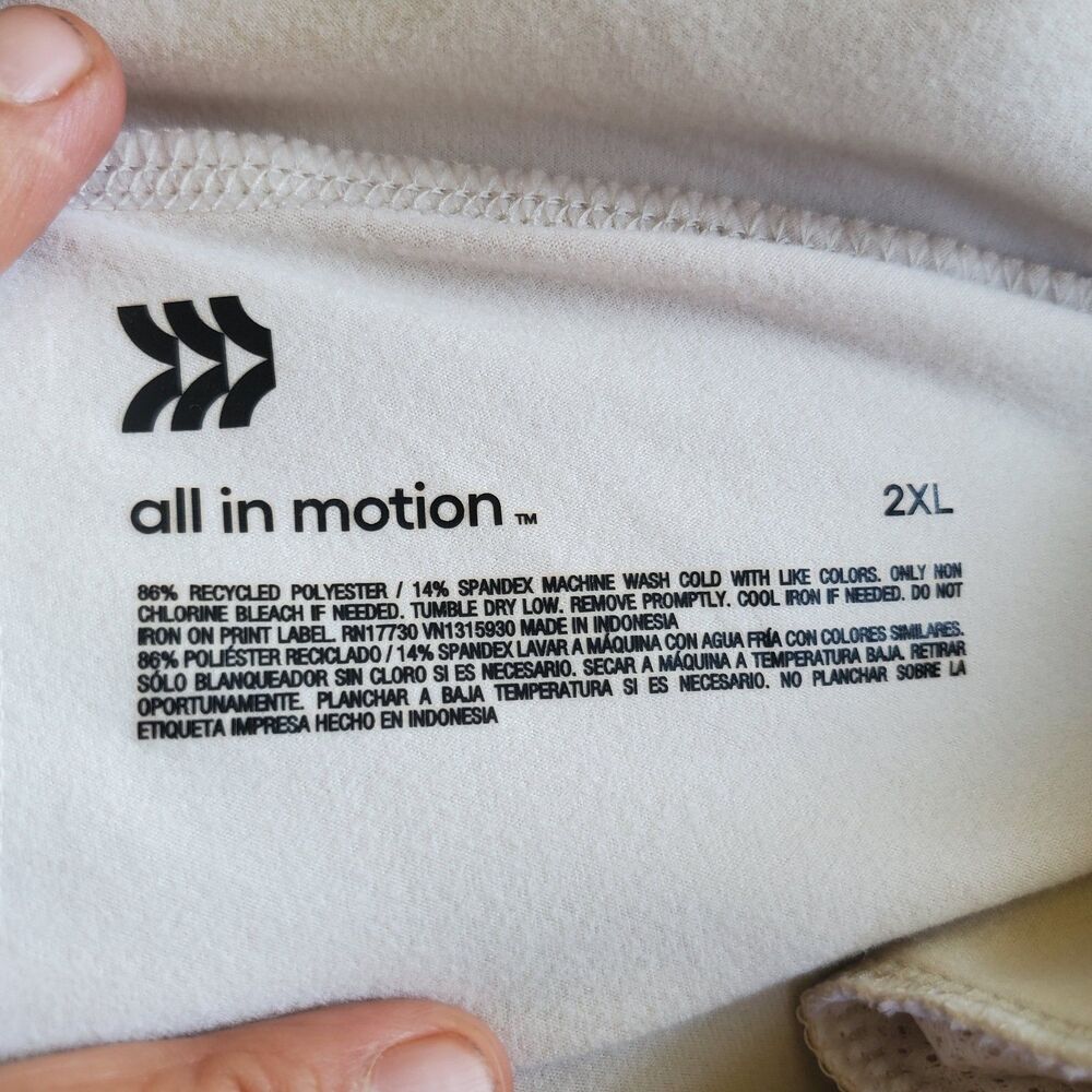 All In Motion Baige Shorts Size 2XL - Picture 3 of 3